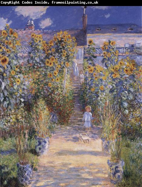 Claude Monet Monet-s Garden at Vetheuil